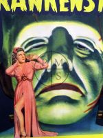 THE GHOST OF FRANKENSTEIN - Close-up after restoration (Poster)