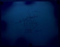WEREWOLF OF LONDON - Photograph taken under black light of the reverse. The dark areas have been painted. (Poster)