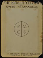 The board as received. All corners are damaged/missing and there is a significant splatter stain on the right side.