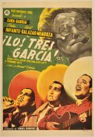 Los Tres Garcia - Linen Backed (Poster)