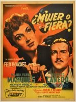 Mujer O Fiero - Linen Backed (Poster)