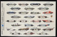 Porsche Racing cars (Poster)