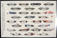 Porsche Racing cars (Poster)
