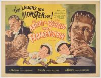 Abbott And Costello Meet Frankenstein - Flattened (Poster)