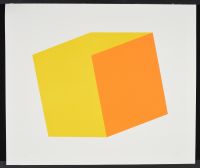 Ellsworth Kelly Orange Cube (Poster)