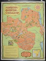 Rhodesia Map (Poster)